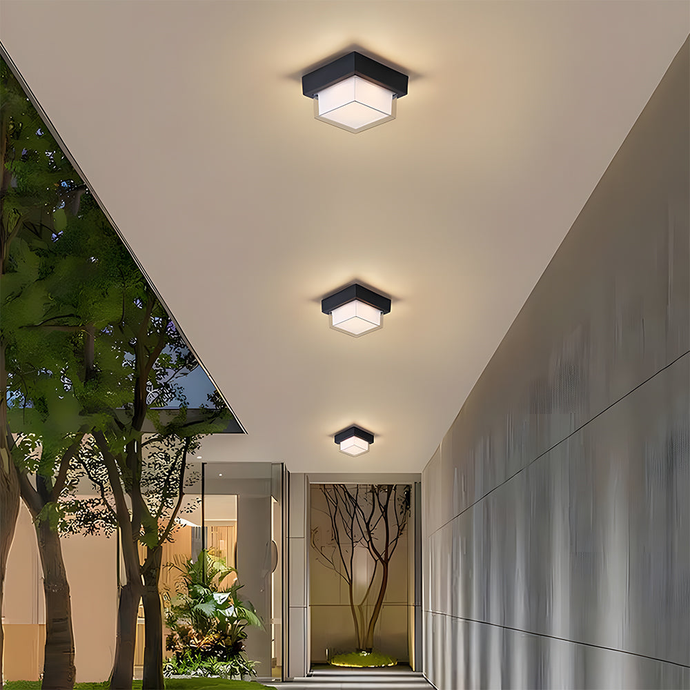 Flush Mount Outdoor Ceiling Light – Waterproof IP68 LED Fixture