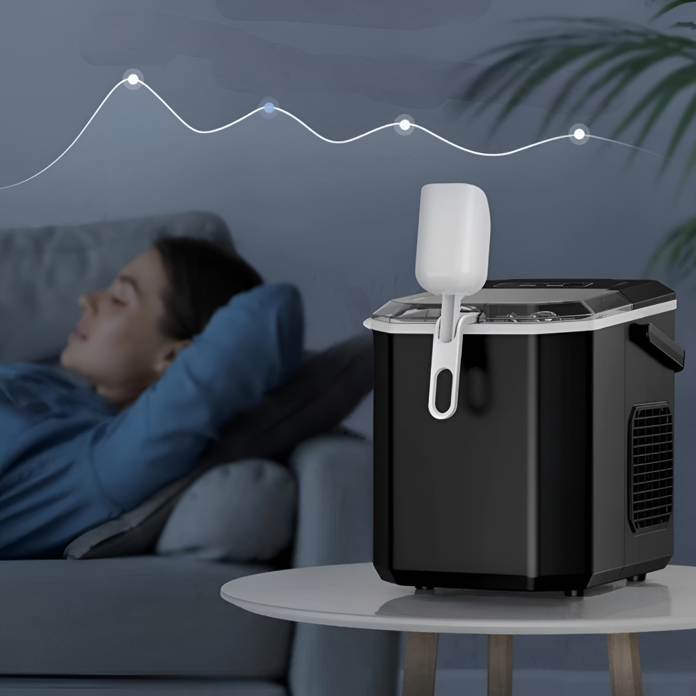 Portable Countertop Ice Machine for Rapid Ice Production