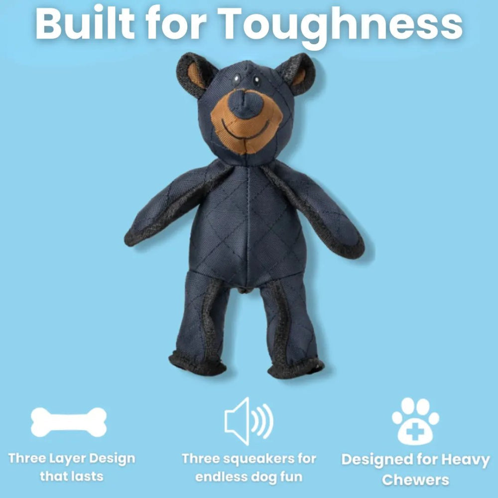 Plush Bear-Shaped Durable Toy for Dogs – Chew Play Accessory