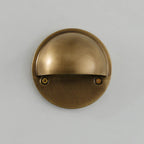 Modern LED Wall Light - Industrial Arc Sconce with Brushed Brass Finish