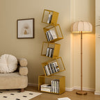 5-Shelf Iron Bookcase | Contemporary Design for Home Office Organization