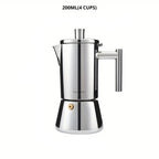 Stainless Steel Espresso Maker - Classic Brew Experience