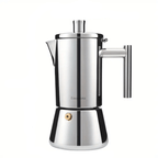Stainless Steel Espresso Maker - Classic Brew Experience