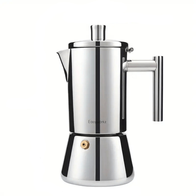 Stainless Steel Espresso Maker - Classic Brew Experience