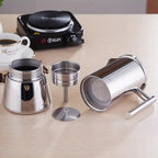 Stainless Steel Espresso Maker - Classic Brew Experience