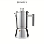 Stainless Steel Espresso Maker - Classic Brew Experience