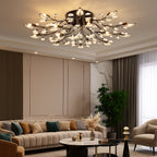 Floral Crystal Ceiling Lamp – Elegant Home Lighting Fixture