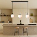 Modern Pendant Light Fixture for Dining Table - 3 Bulb Design