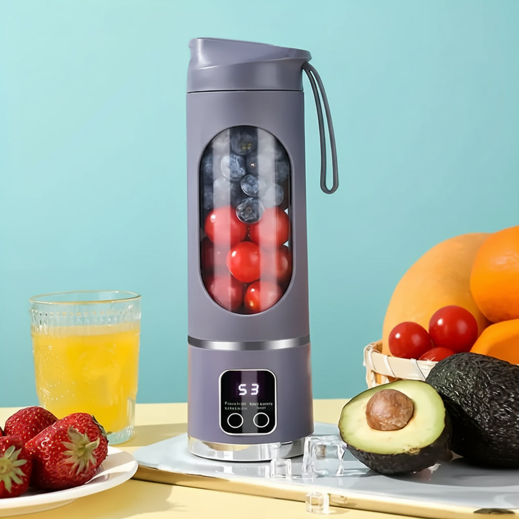 Portable Smoothie Maker Bottle with USB Rechargeable Blender Cup