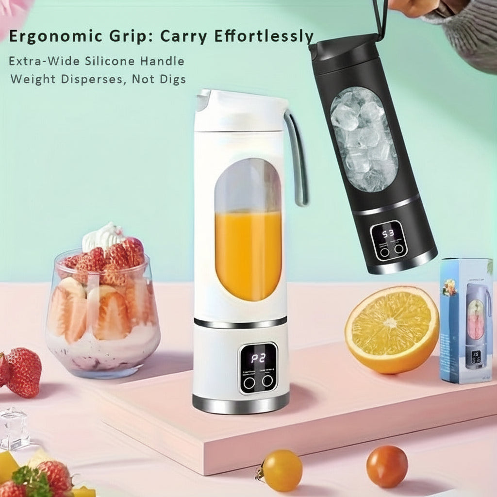 Portable Smoothie Maker Bottle with USB Rechargeable Blender Cup