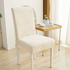 Stretch Jacquard Chair Cover with Pattern Design