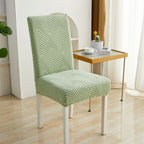 Stretch Jacquard Chair Cover with Pattern Design