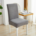 Stretch Jacquard Chair Cover with Pattern Design