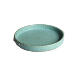 Vintage Glazed Porcelain Dinnerware Set – Unique Shaped Jade Stoneware