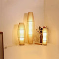 Eco-Conscious LED Standing Lamp in Bamboo for Living Room and Bedroom