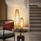 Eco-Conscious LED Standing Lamp in Bamboo for Living Room and Bedroom