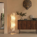 Organic Rice Paper Floor Lamp – Stylish Standing Light for Living Room