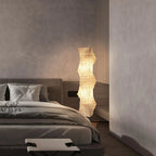 Organic Rice Paper Floor Lamp – Stylish Standing Light for Living Room
