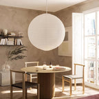 Cozy Ambiance Pendant Light – Elegant Rice Paper Fixture for Living Room and Bedroom