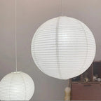 Cozy Ambiance Pendant Light – Elegant Rice Paper Fixture for Living Room and Bedroom