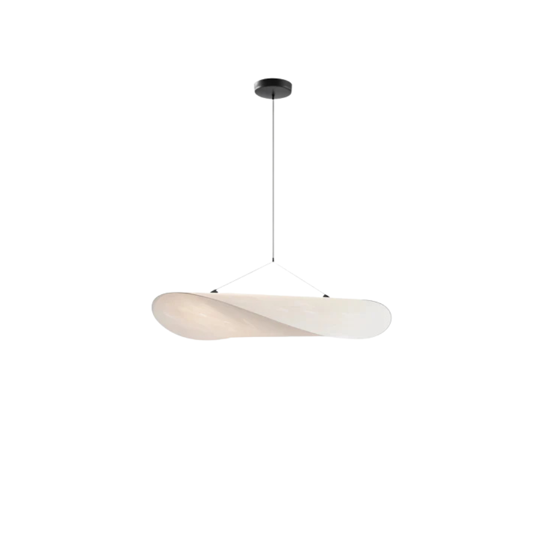 Handcrafted Pendant Light with Fabric Shade – Japandi Style for Home