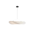 Handcrafted Pendant Light with Fabric Shade – Japandi Style for Home