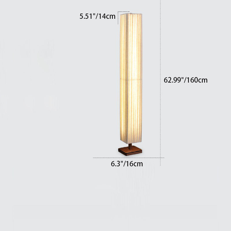 Walnut Floor Lamp with Warm LED – Modern Standing Light for Elegant Spaces