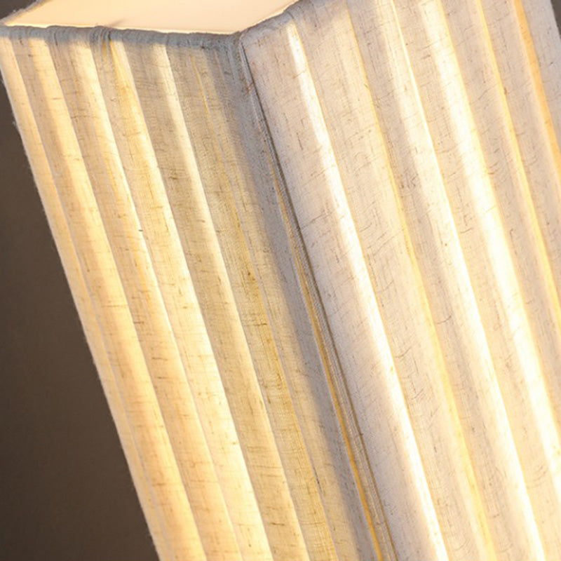 Walnut Floor Lamp with Warm LED – Modern Standing Light for Elegant Spaces