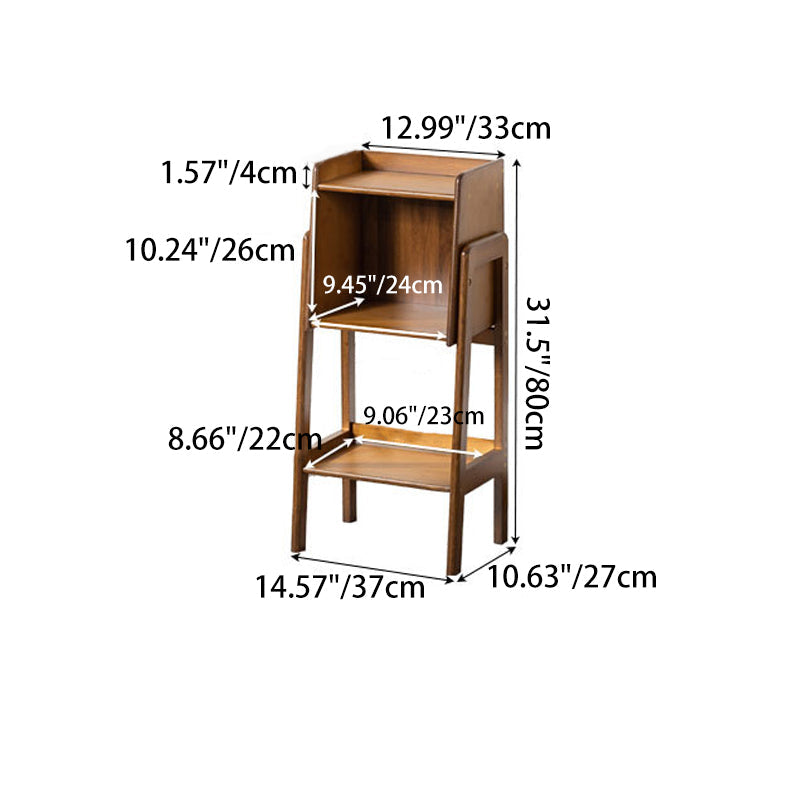 Eco-Friendly Bamboo Bookshelf for Living Room with Chic Storage