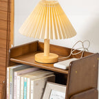 Eco-Friendly Bamboo Bookshelf for Living Room with Chic Storage