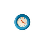 Serene Blue Pendulum Wall Clock - Stylish Minimalist Decor
