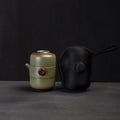 Handcrafted Japanese Tea Set for Travel – Teapot, 2 Cups, Carry Bag