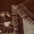 Soft Microfiber Sofa Cover with Japandi Dandelion Design