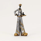 Elegant Jazz Performer Figurine for Home Decor