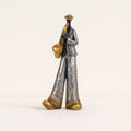 Elegant Jazz Performer Figurine for Home Decor