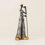 Elegant Jazz Performer Figurine for Home Decor