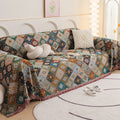 Bohemian Slipcover for Sofa - Durable Microfiber Mosaic Design