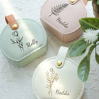 Personalized Travel Case for Earrings - Jewelry Box for Mother's Day Gift