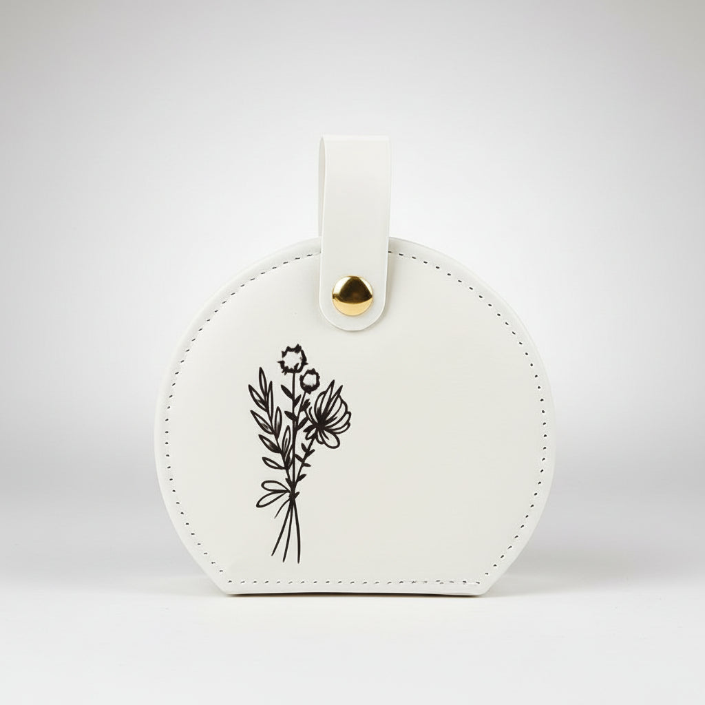 Personalized Travel Case for Earrings - Jewelry Box for Mother's Day Gift