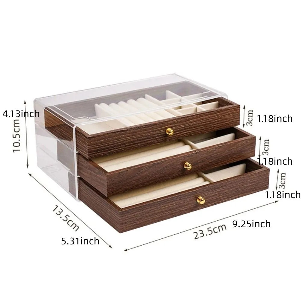 Storage Case for Jewelry - Organizer Box for Mother's Day Gift