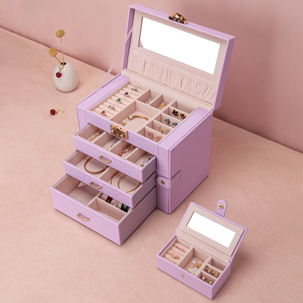 Large Storage Case with Drawers for Jewelry Organization - Mother's Day