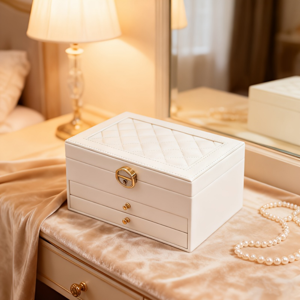 Lockable Storage Case for Jewelry – Organizer Gift for Mother's Day
