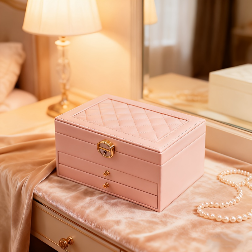 Lockable Storage Case for Jewelry – Organizer Gift for Mother's Day