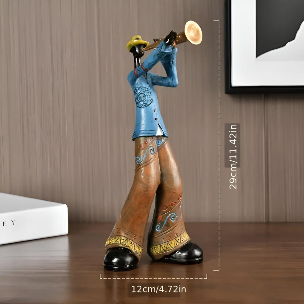 Abstract Music Figurine - High-Quality Resin Craft