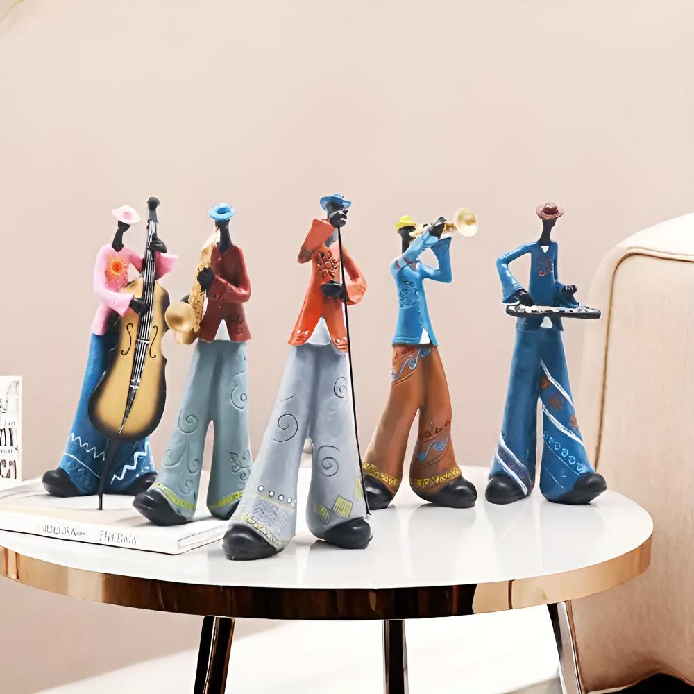 Abstract Music Figurine - High-Quality Resin Craft