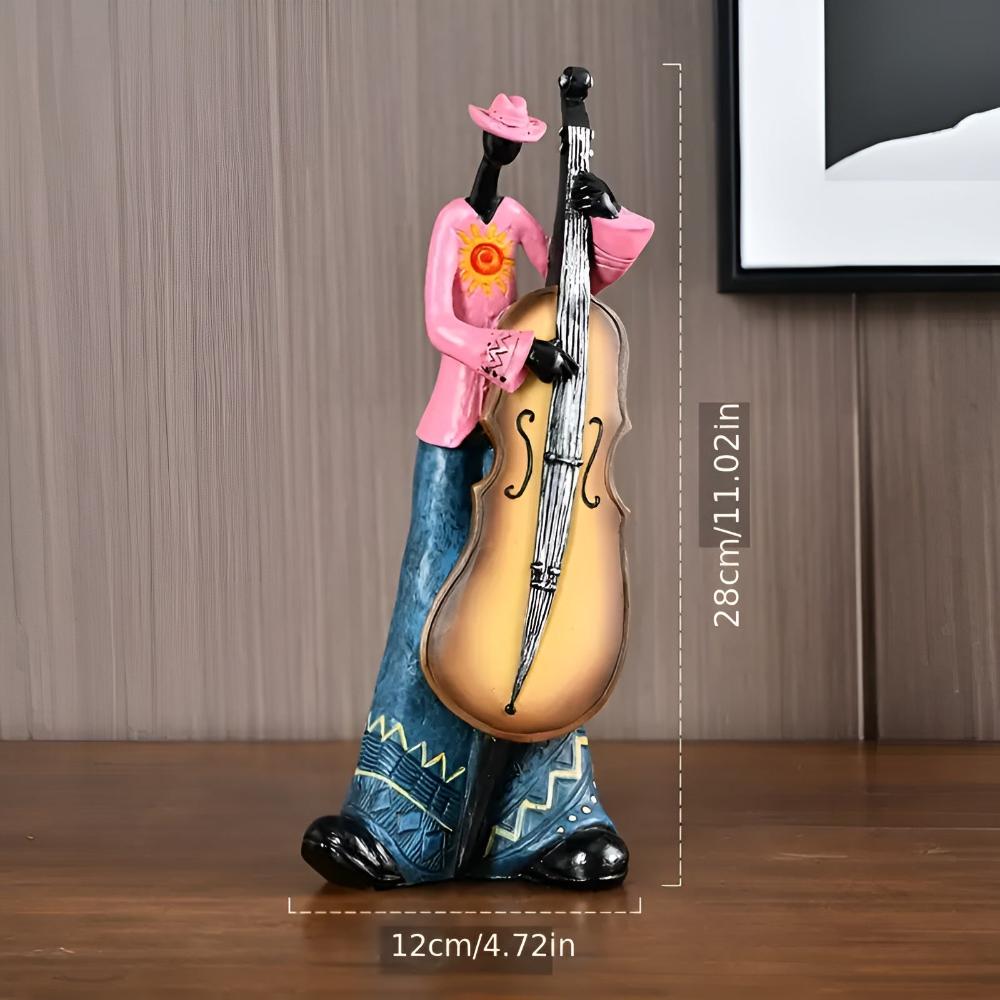 Abstract Music Figurine - High-Quality Resin Craft