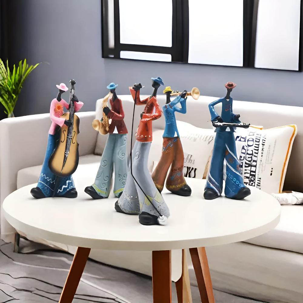 Abstract Music Figurine - High-Quality Resin Craft