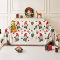 Festive Design Couch Cover with Thick Fabric for Gnome Theme