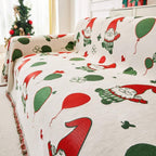 Festive Design Couch Cover with Thick Fabric for Gnome Theme