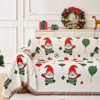 Festive Design Couch Cover with Thick Fabric for Gnome Theme